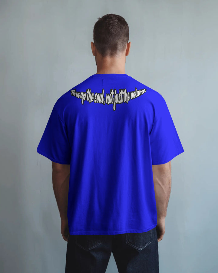 Blue Indian Music-Inspired Streetwear Unisex T-Shirt