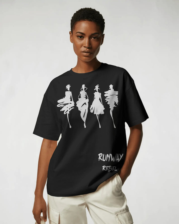 Black Runway Rebel Unisex T-shirt