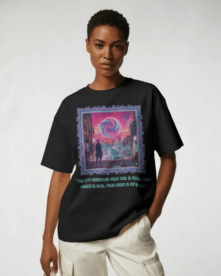 Black Cyberpunk Streetwear Artwork Unisex T-Shirt