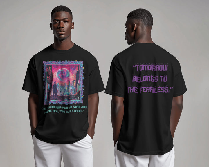 Black Cyberpunk Streetwear Artwork Unisex T-Shirt