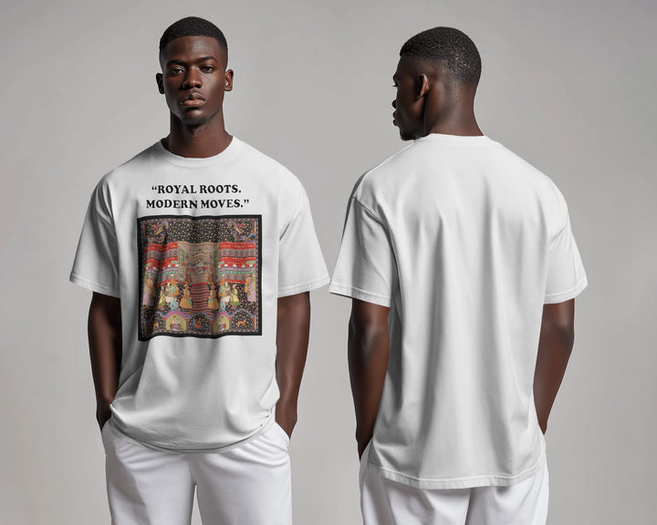 White Royal Roots Modern Moves Unisex Heritage Art T-Shirt