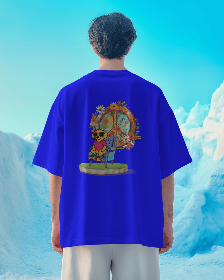 Blue Indian Music-Inspired Streetwear Unisex T-Shirt