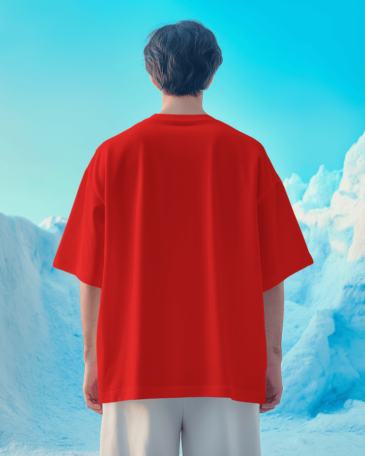 Red Playful Childhood Street Art Unisex T-Shirt