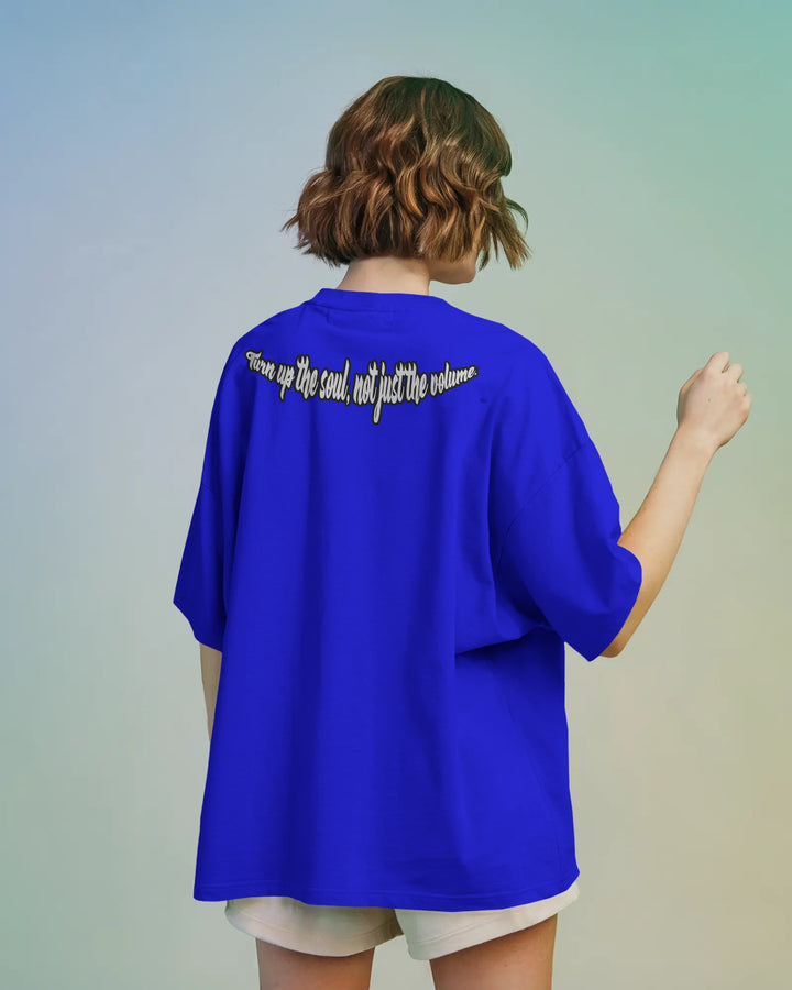 Blue Indian Music-Inspired Streetwear Unisex T-Shirt