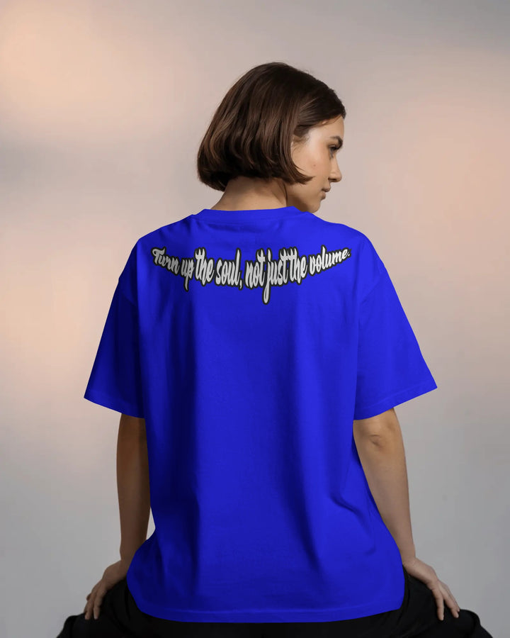 Blue Indian Music-Inspired Streetwear Unisex T-Shirt