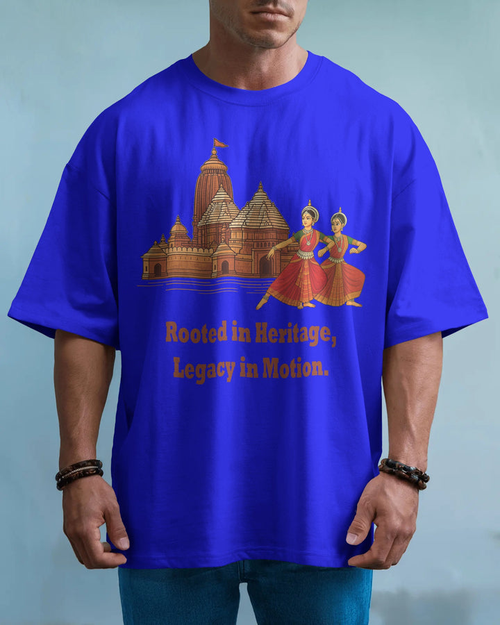 Blue Temple & Odissi Dance Heritage Art Unisex T-Shirt