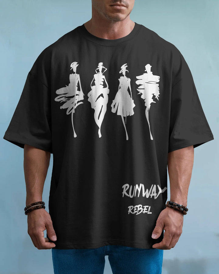 Black Runway Rebel Unisex T-shirt