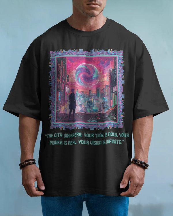 Black Cyberpunk Streetwear Artwork Unisex T-Shirt