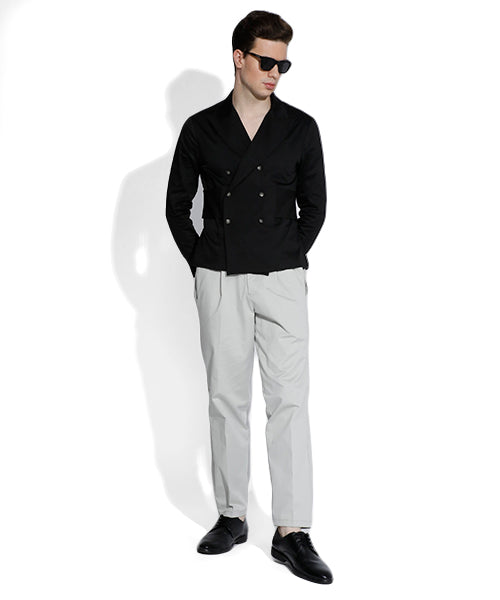 Pleated Korean Relaxed-Fit Trouser